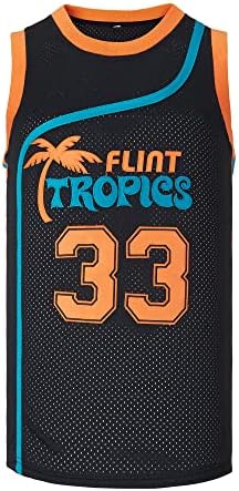 Kekambas muške # 33 mjesec Flint Tropics Film Košarkaški dres šiblje