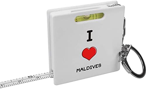 Azeeda' Volim Maldive ' Traka Za Privjesak Za Ključeve / Alat Za Libelu
