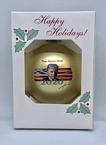 Ograničeno izdanje predsjednika Donalda Trumpa Božićni ukras, dekorativna sijalica 3 1/4, iz kolekcije