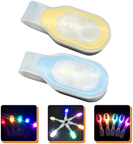 2pcs rupe besplatne LED svjetiljke klip na lampicama sigurnosti za noćenje