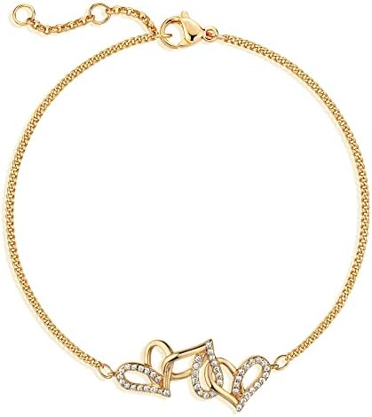 LOYATA zlatna narukvica Zlatni 14k Zlatni ispunjeni Dainty lanac jednostavan nakit poklon za žene