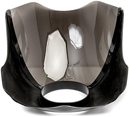 Krator Black & amp; dim farova oklop vjetrobransko staklo Kit kompatibilan sa Harley Davidson Road