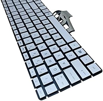 Rgbbyte tastatura srebro sa pozadinskim osvjetljenjem za HP 15-dw1053dx 15-dw3033dx 15-dw3053dx 15m-dr0011dx