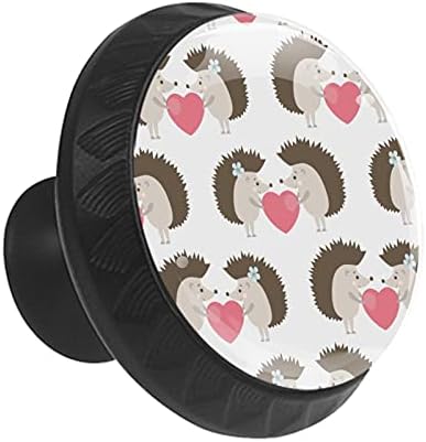 12 komada ježeva i ljubav staklena dugmad za Komode, 1,37 x 1,10 u okruglom kuhinjskom ormariću vuče za dječiju