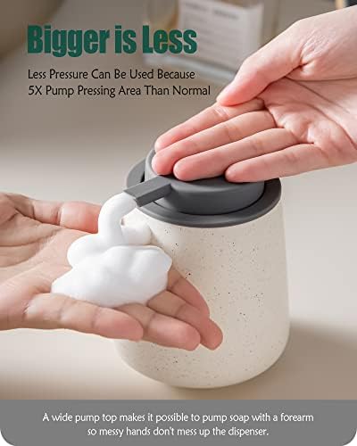 PENA RUČNI SOAP raspršivač i keramički ručni sapun za suđe za kupatilo 12Ound punjenje tekućih sapuna