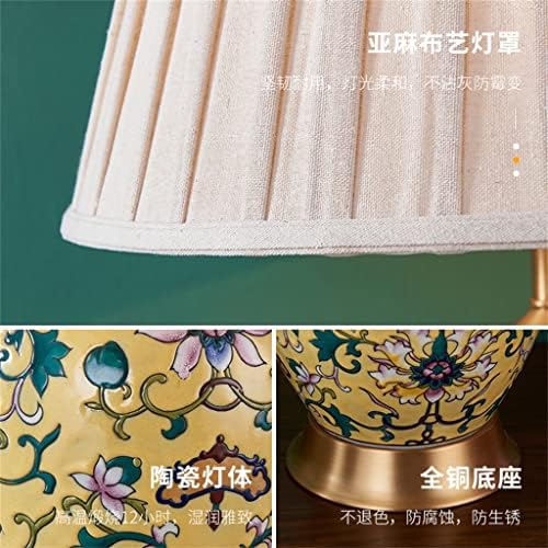 Zhaolei keramička stolna lampa Noćna lampa za dnevni boravak Velike veličine Kauč na kauč i čaj ugaoni stol Topla Retro spavaća soba