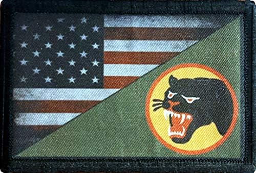 Potpuna boja 66. pešadijska divizija SAD zastava zastava zakrpa taktičke vojske. 2x3 Kuka i