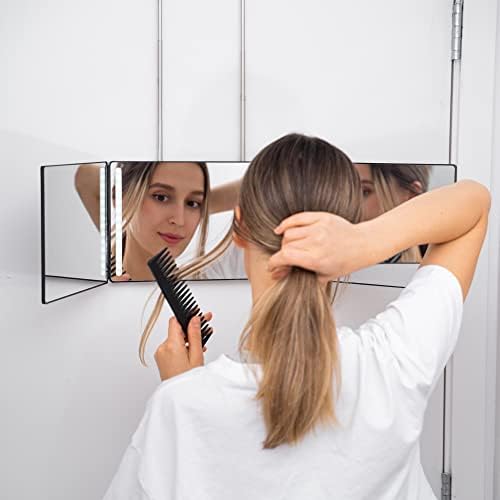 IN-COG-NEATO 3-smjerno ogledalo za šišanje kose self Barber frizura LED svjetla punjiva baterija 360