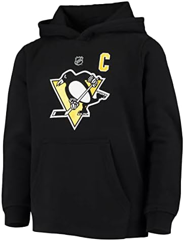 Outerstuff Sidney Crosby Pittsburgh Penguins 87 mladih veličina igrač Ime & Broj Hoodie