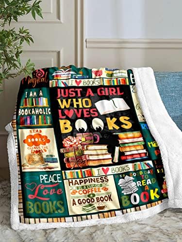 Ljubitelji knjiga, Ljubitelji za knjige Pokloni za žene Pokloni za pročitajte ljubitelje za knjige, bacite pokrivače