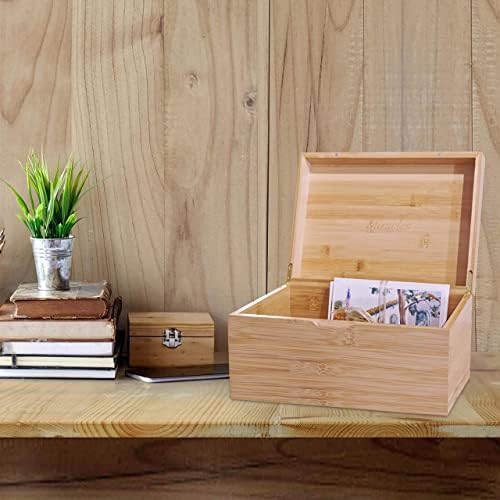 Čuda bambusova dekorativna kutija i organizator sa cvijetom života za vaše lične predmete i dodatke. Izrada