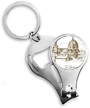 Cathedral Firenca Italija uzorak za nokte na nokte prsten za prsten ključeva za boce sa ključem Clipper