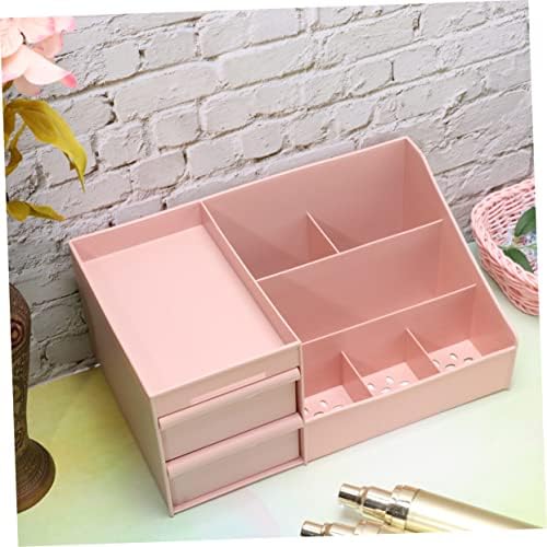 Cabilock 1 kom kutija za čuvanje šminke kutija za šminkanje kutija za odlaganje roze velika ladica