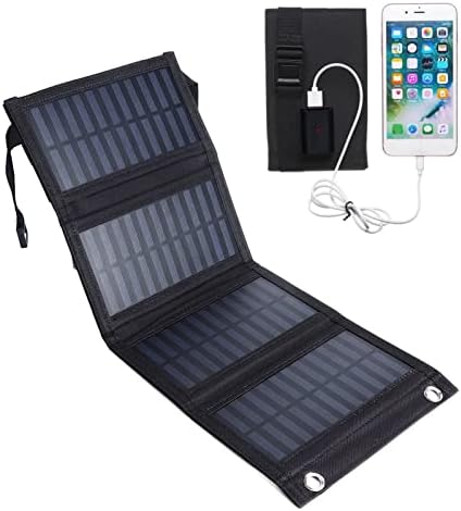 Vanjski solarni panel Charger 1200ma 20w 5.5 V sklopivi Mono Silikonski solarni Punjač za planinarenje punjenje