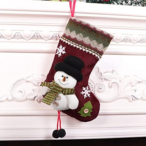 Božićne čarape Veliki Xmas Čarape Dekoracije Santa Snowman Xmas karakter za porodične odmarališta Božićni