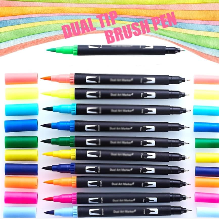XDCHLK markeri set boja dvostruki vrh četkica za crtanje crtača slikarski akvalitetni art marker olovke za manga umetnicke zalihe