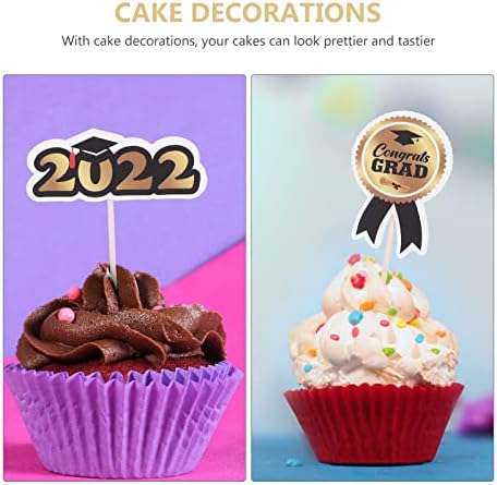 TENDYCOCO 24 kom diplomska zabava Cupcake bira papirnu tortu umetnute karte ukrasi za torte