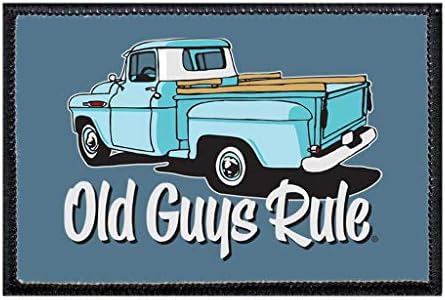 Stari momci Pravilni kamioni Morale zakrpe po povlačnom zakrpu | Set od 3 | Jednostavna kuka i petlja Pričvrstite na kape, traperice, prsluk, kaput | 2x3 inča | Nizak profil, zatvorena granica | Poklon za tatu, muža