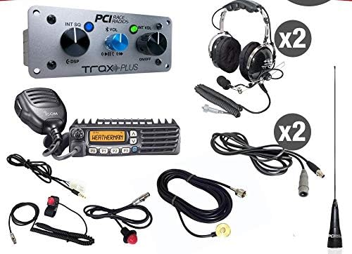 PCI Race Radio Trax Plus Ultimate komunikacijski komplet sa 2 sedišta sa nadogradnjom DSP-a, 2579