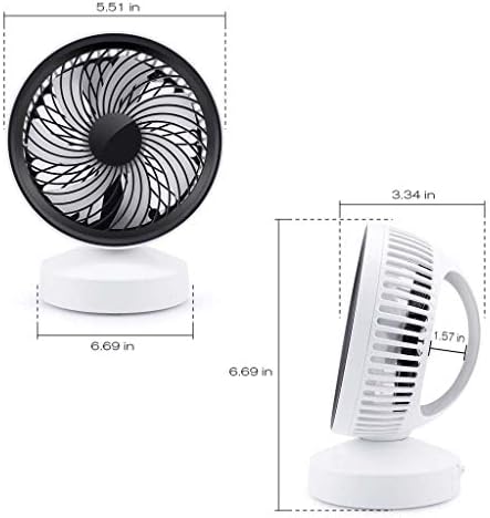 PLAN PLAN PERIFIČNI USB ventilator za napajanje, mini tihi ventilator Prijenosni ventilator za hlađenje za