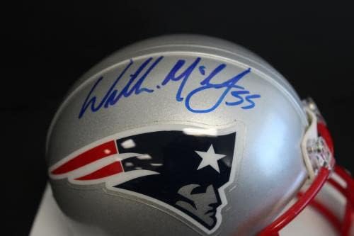 Willie McGinest potpisao Patriots Mini kacigu autogram Auto PSA / DNK AM17016-autograme NFL kacige