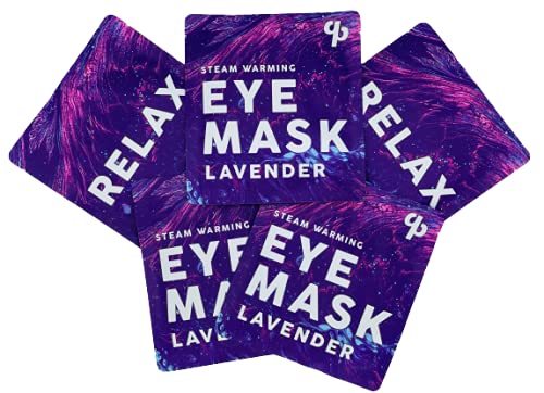 QualProd aromaterapija lavande samo-zagrijavanje maske za oči za migrene, stres RELIEF, tamne krugove,