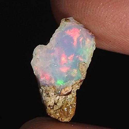 Jewelgemscraft ™ 03.20CTS. Ultra vatra sirovi opal, prirodni grubi, kristali dragog kamenja, etiopska