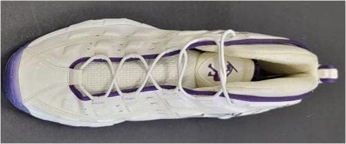 SHAQUILLE O'Neal potpisan autogramirani cipela bijela / ljubičasta reebok veličina 22 JSA XX29392 - AUTOGREM