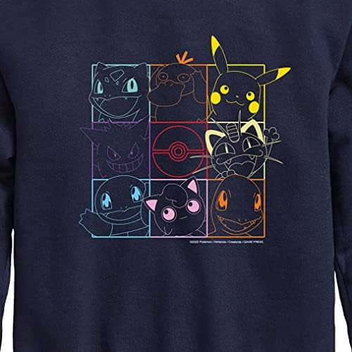 Hibridna odjeća - Pokémon - Grid - Omladinska prerada Fleece dukseri
