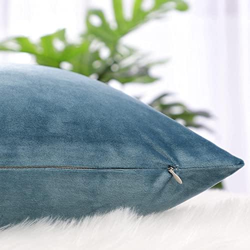 Nokolulu Velvet Dekorativni jastuk za bacanje navlake: kauč na listu za bacanje 18x18 Set od