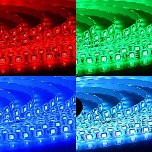 Supernight 32.8ft LED striptiz, 10m SMD 5050 Vodootporan 600Leds RGB Promjena boje Fleksibilna LED