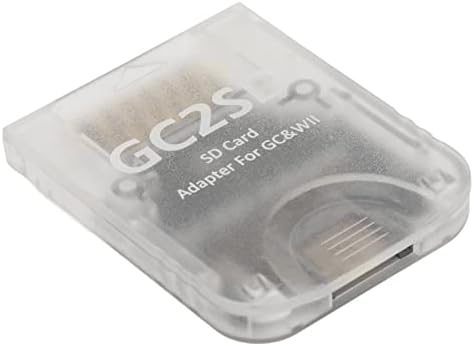 Dilwe Gc2sd Adapter za mikro SD karticu TF čitač kartica, Gc2sd čitač kartica Plug and Play prenosiva profesionalna konzola za igru Adapter za mikro pohranu za Wii za GC