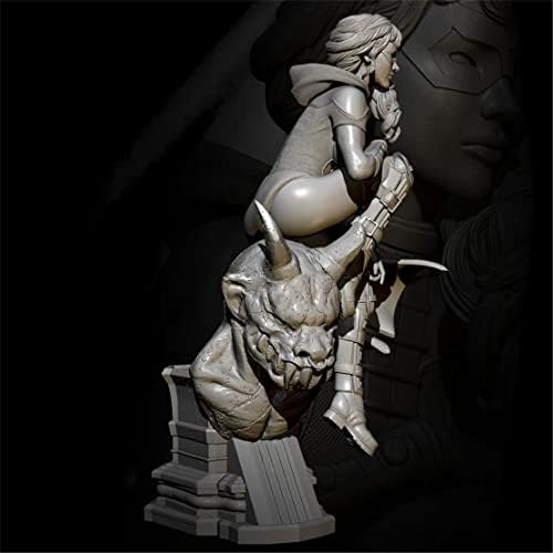 Risjc 1/24 Fantasy Planet ženski ratnik Resin Model minijaturni komplet, Nesastavljen i neobojen Die Cast Soldier