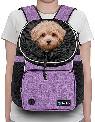 Petami ruksak za prednji nosač pasa, podesivi ruksak za nošenje mačjih prsa za pse, ventilirani nosač pasa