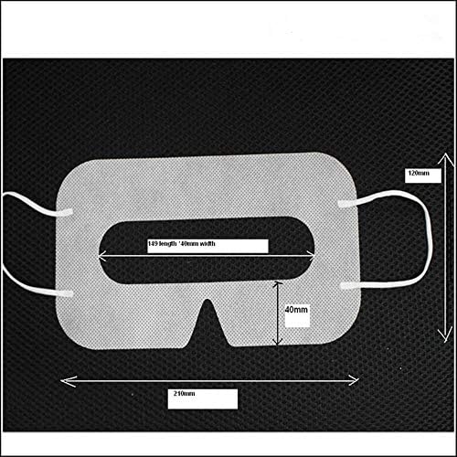 100 pakovanja bijelih jednokratnih VR Navlaka za lice higijenski VR jastučići za maske za HTC Vive