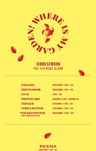 Jeong Sewoon gdje je moja Bašta! 5HT mini album sadržaj+Poster na pakovanju+praćenje zapečaćeno )