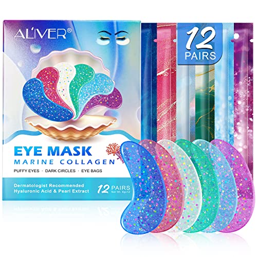 Flasteri ispod očiju - Pearl gelovi za oči maska koja smanjuje bore, natečene oči, tamne kolutove, torbe za