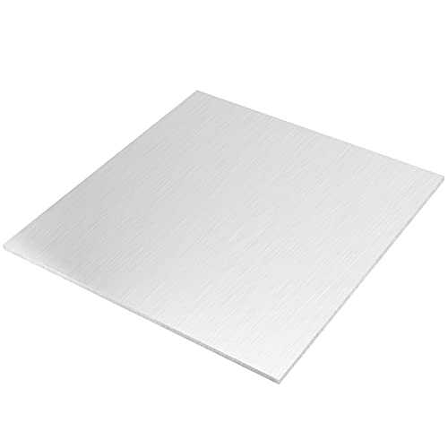 Heihak 6061 Aluminijumski lim 12 x 12 x 1/4 inča, multifunkcionalna Aluminijumska ploča, metalni Aluminijumski