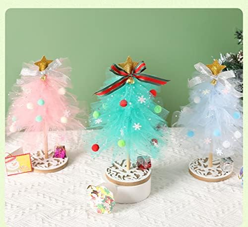 Atuko božićni ukrasi mrežasti blistavo božićno drvce DIY Torba za materijal Edukativna igračka