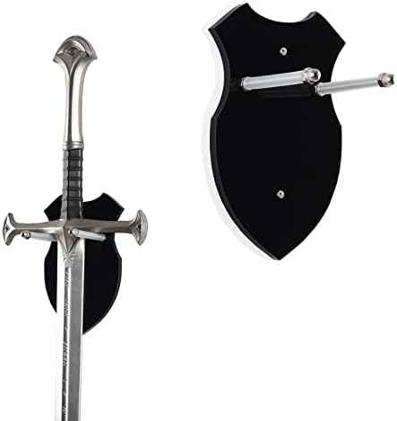 Zidni stalak za mačeve stalak za sjekiru na zidu zidni stalak za displej sa jednim mačem vertikalni