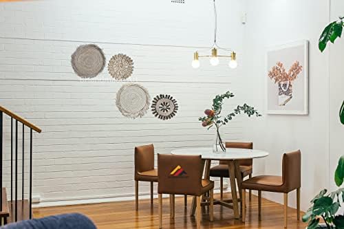 Boemski Woven Wall Art Art Set - 4 ručno izrađene ploče za kućni dekor