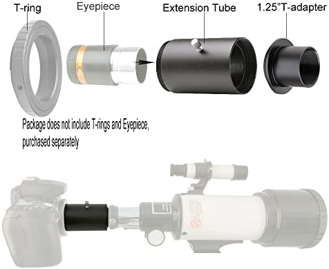 Starboosa 1.25 inča T adapter Teleskop montaža - za fotografiju Prime-Focus ili Projekcija okulara - produženje M42 CA1