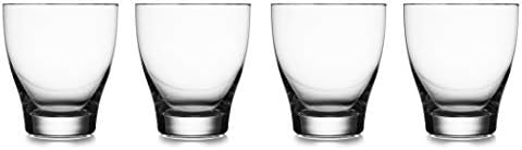 nambe Vie dvostruke staromodne naočare / čašice za viski od 9 unci za piće viskija, burbona i
