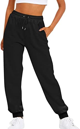 2023 Duksevi za žene cinch dno nacrtaju elastične struk hlače atletic joga joggers lounge pantalone sa