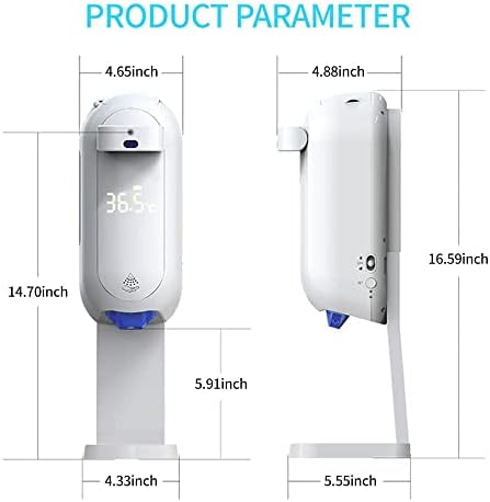 Lien L5 Plus Dispenzer za sanitet za sanitet, raspršivač sapuna s infracrvenom infracrvenom mjestu, 1100ml, montiranim zidom / protupona, komercijalne ili porodične upotrebe