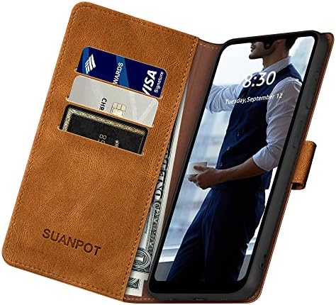 SUANPOT za Samsung Galaxy A14 5G novčanik slučaj sa RFID Blokiranje držač kreditne kartice,Flip knjiga PU Koža zaštitni poklopac Žene Muškarci za Samsung A14 telefon slučaj