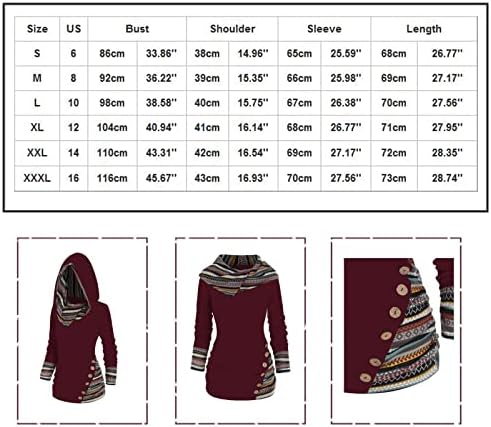 Ženski džemperi NOKMOPO za jesen i zimski kabriolet Cinched Striped Flare Line Haljina dugih rukava za