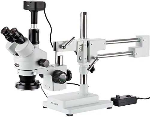 AMSCOPOP SM-4TZ-144-5MT trinokularni stereo mikroskop, pričvršćivanje WF10x, 3,5x-90x, 0.7x-4.5x objektivna snaga,