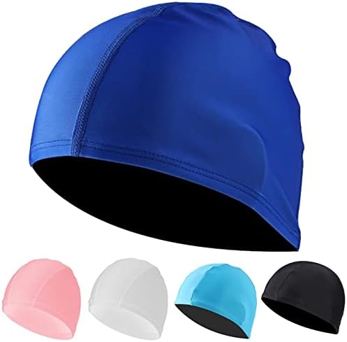 5 komada Unisex ledena svilena kapa za plivanje kapa za kupanje kapa za plivanje izdržljiva neklizajuća kapa