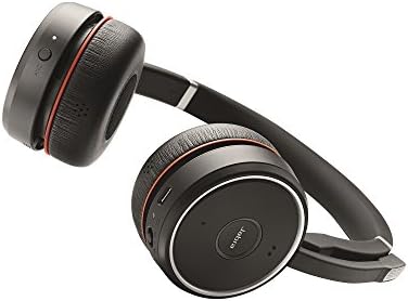 Jabra Evolve 75 UC Stereo bežične Bluetooth slušalice / muzičke slušalice uključujući Link 370, Crne